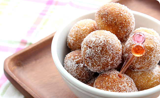 Banana & Orange Donuts