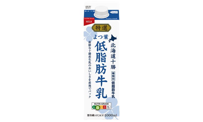 Hokkaido Tokachi Yotsuba Low Fat Milk 1000ml