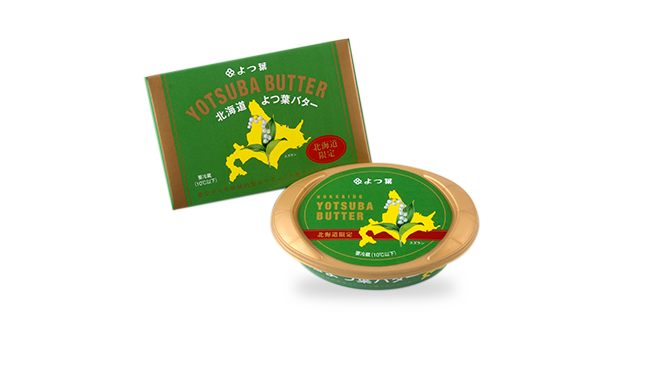 よつ葉北海道よつ葉バター 北海道限定販売 北海道のおいしさを まっすぐ よつ葉