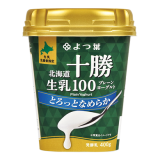 北海道十勝生乳100<br>プレーンヨーグルト　とろっとなめらか