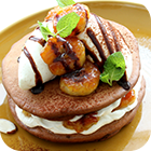 ココアのパンケーキ