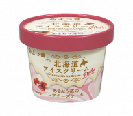 北海道アイスクリーム　ドルチェ/あまおう苺のレアチーズケーキ