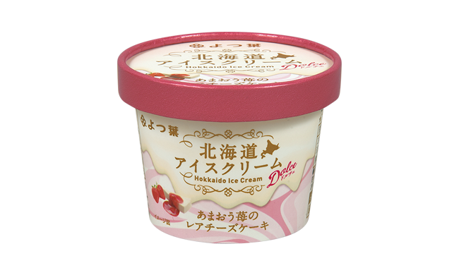 北海道アイスクリーム　ドルチェあまおう苺のレアチーズケーキ